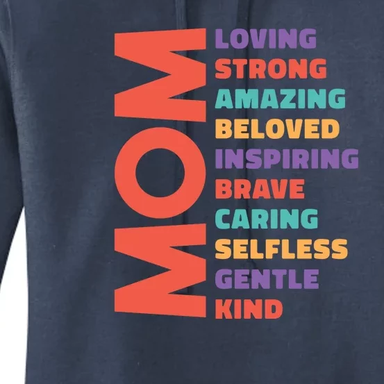 Mom Adjective Women's Pullover Hoodie