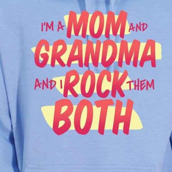 Mom And Grandma Rock Them Both Unisex Surf Hoodie