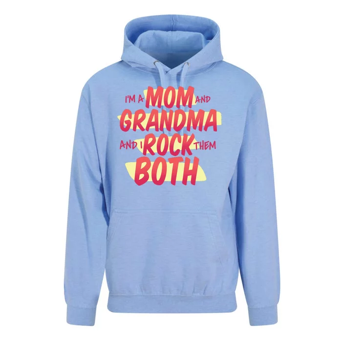 Mom And Grandma Rock Them Both Unisex Surf Hoodie