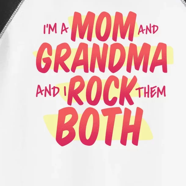 Mom And Grandma Rock Them Both Toddler Fine Jersey T-Shirt