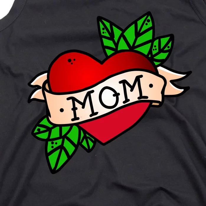 Mom Heart Tattoo Love Tank Top