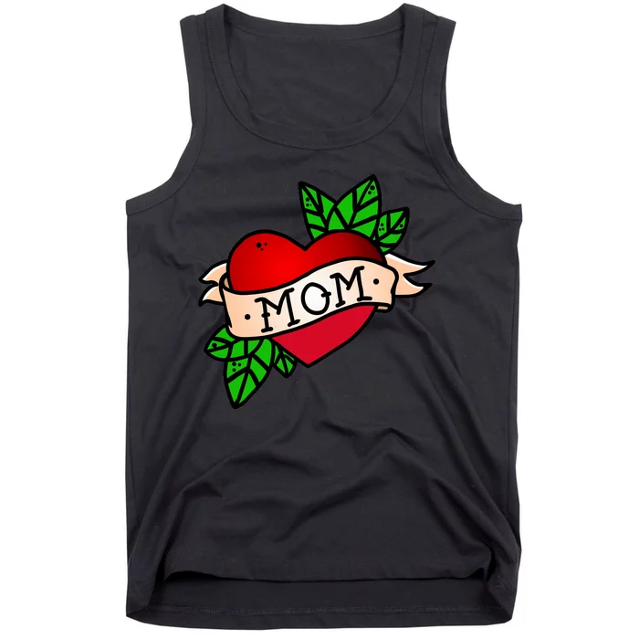 Mom Heart Tattoo Love Tank Top