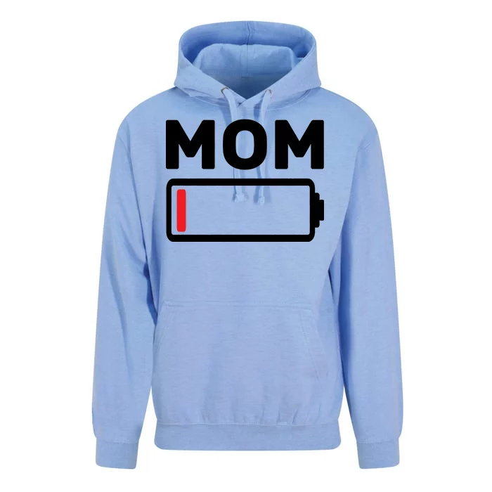 Mom Low Battery Unisex Surf Hoodie