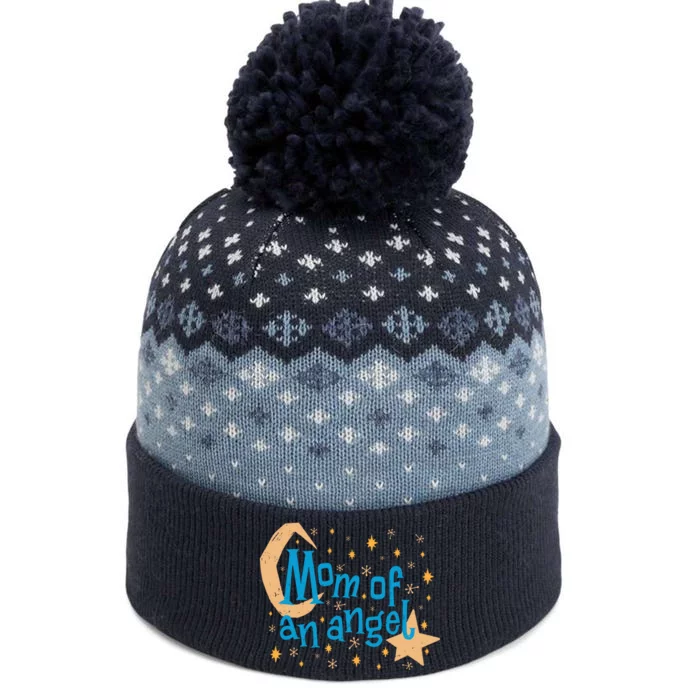 Mom Of An Angel The Baniff Cuffed Pom Beanie