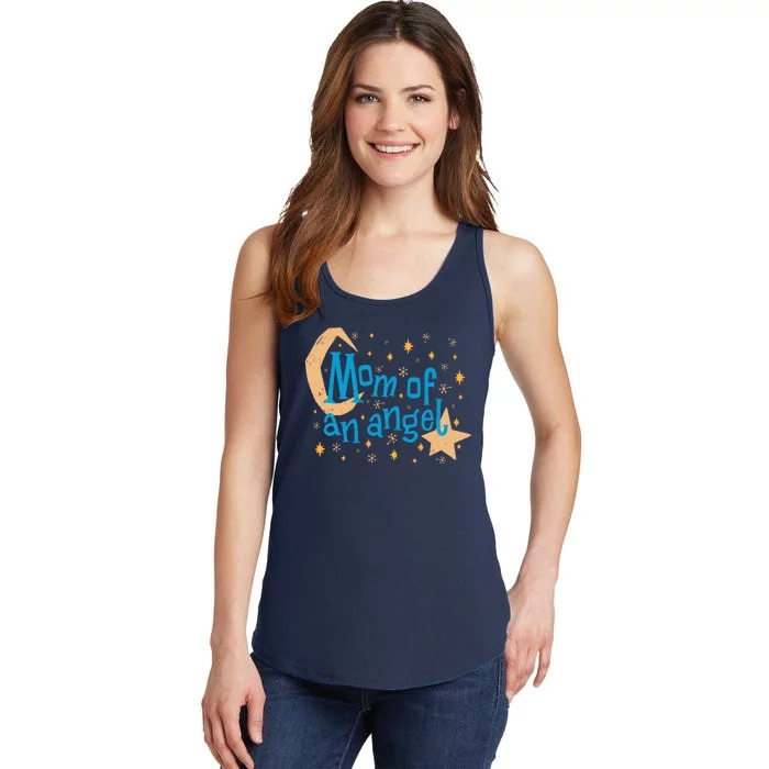 Mom Of An Angel Ladies Essential Tank