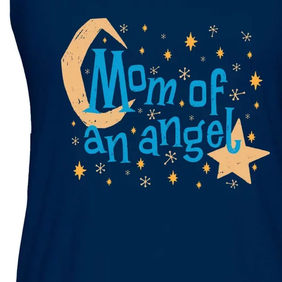 Mom Of An Angel Ladies Essential Flowy Tank