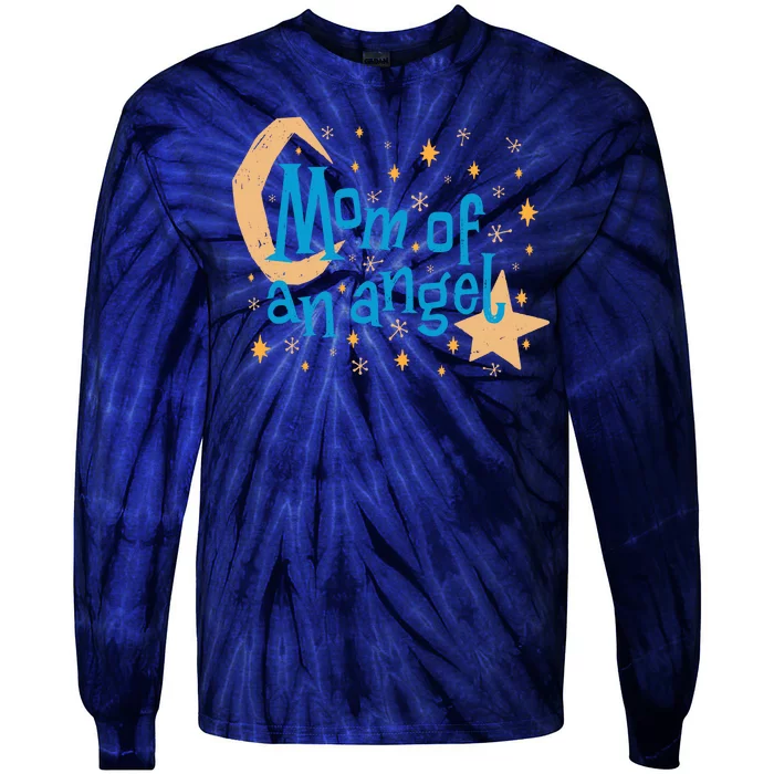 Mom Of An Angel Tie-Dye Long Sleeve Shirt