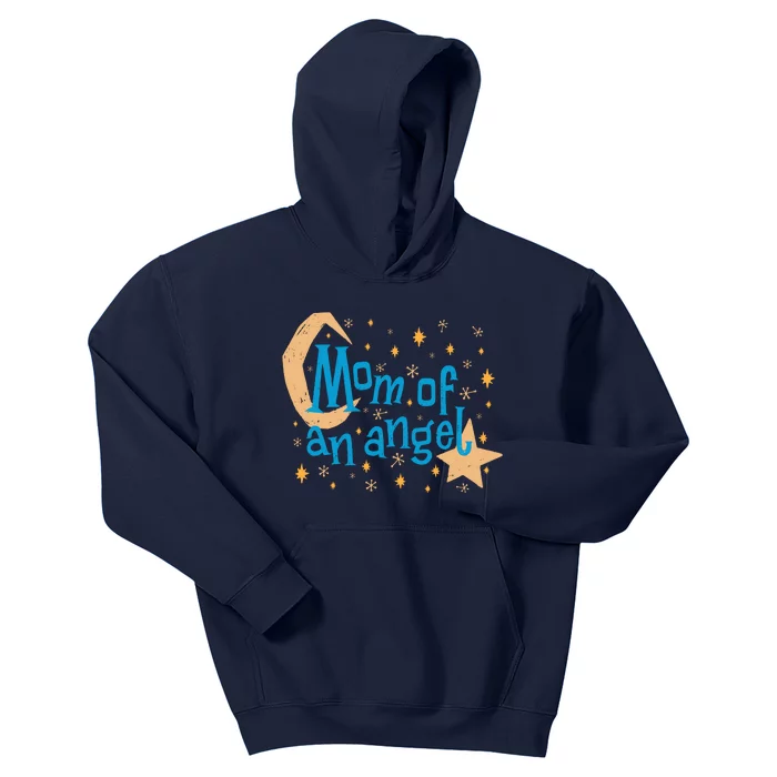 Mom Of An Angel Kids Hoodie