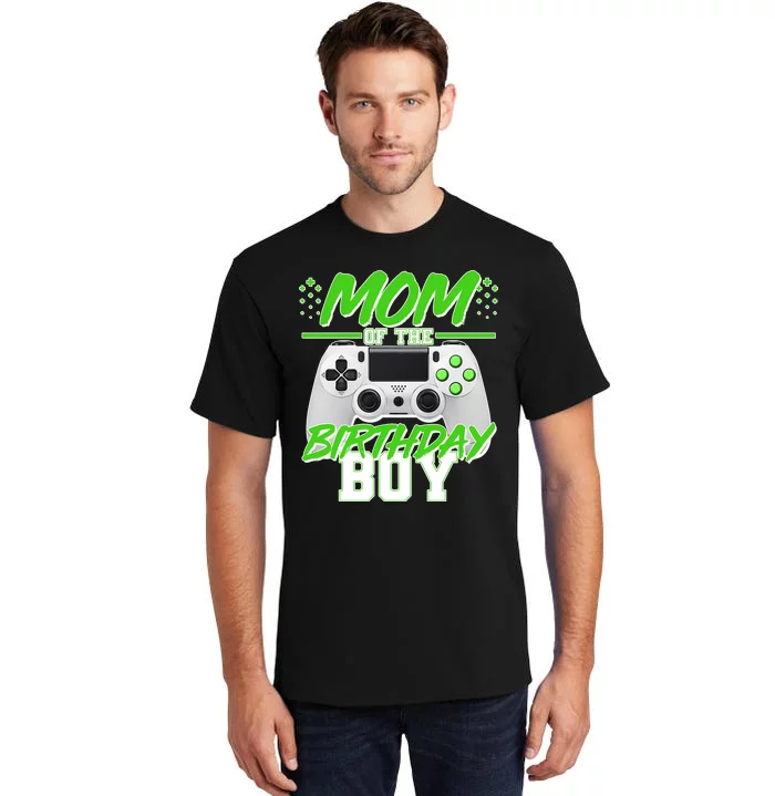 Mom Of Birthday Boy Video Gamer Tall T-Shirt