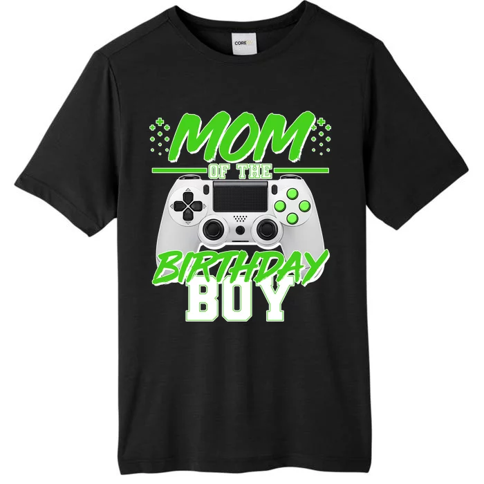 Mom Of Birthday Boy Video Gamer ChromaSoft Performance T-Shirt