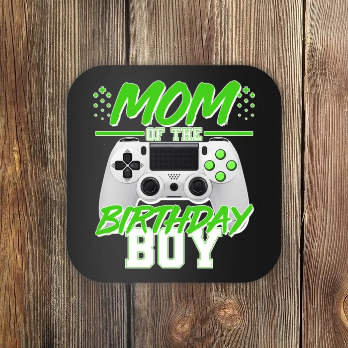 Mom Of Birthday Boy Video Gamer Coaster