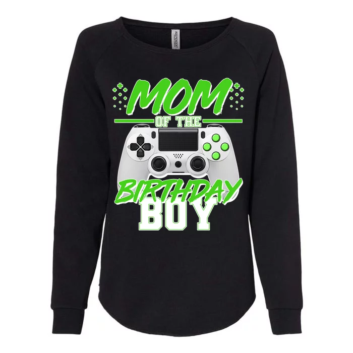 Mom Of Birthday Boy Video Gamer Womens California Wash Sweatshirt