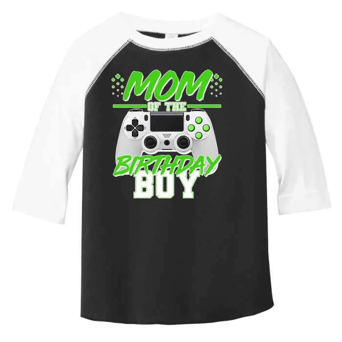 Mom Of Birthday Boy Video Gamer Toddler Fine Jersey T-Shirt