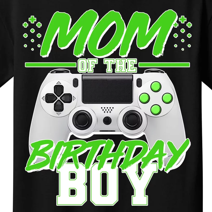 Mom Of Birthday Boy Video Gamer Kids T-Shirt