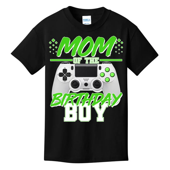 Mom Of Birthday Boy Video Gamer Kids T-Shirt