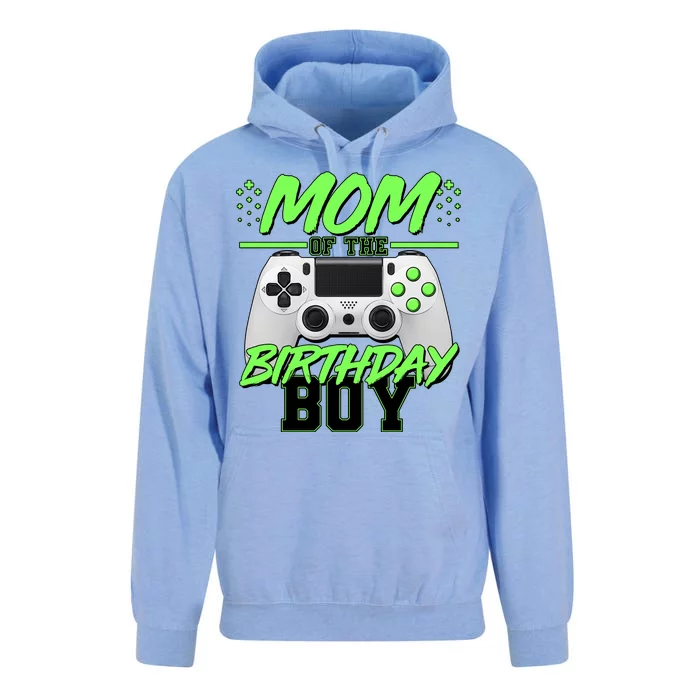 Mom Of Birthday Boy Video Gamer Unisex Surf Hoodie