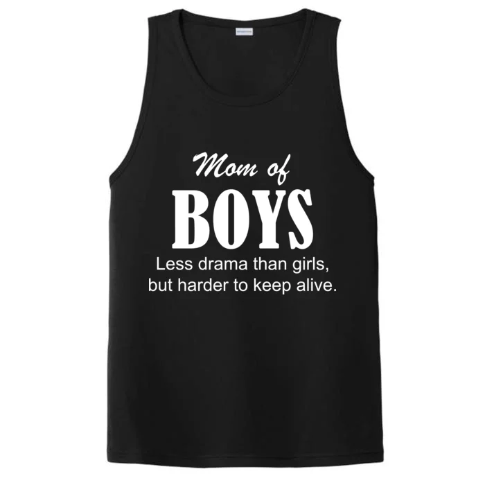 Mom Of Boys Performance Tank