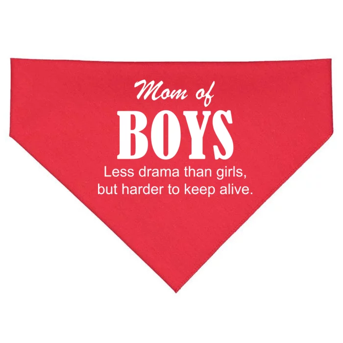 Mom Of Boys USA-Made Doggie Bandana