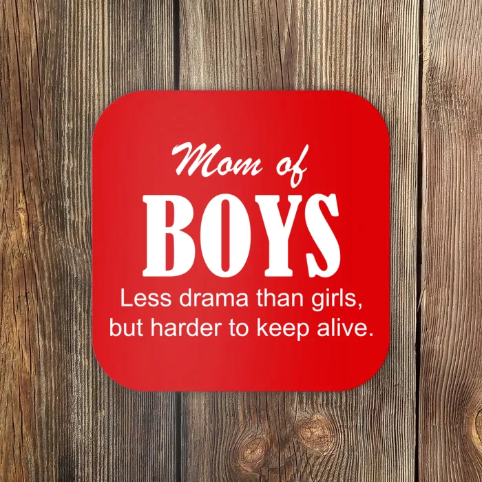 Mom Of Boys Coaster