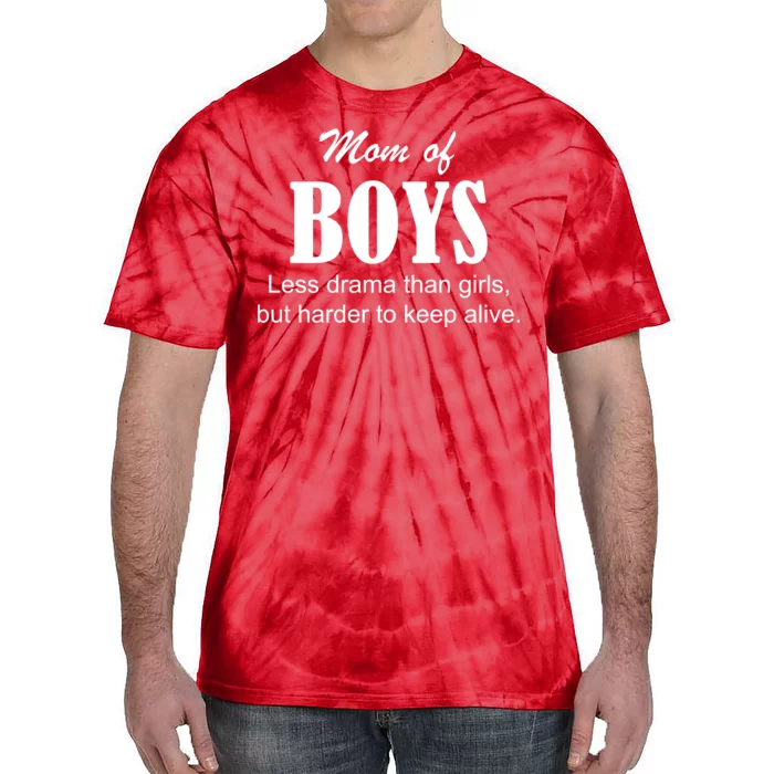 Mom Of Boys Tie-Dye T-Shirt