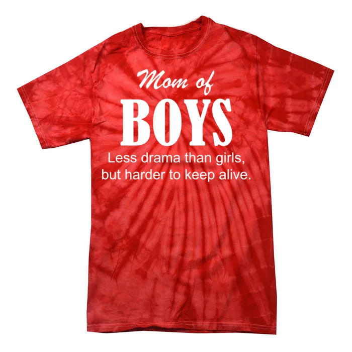 Mom Of Boys Tie-Dye T-Shirt