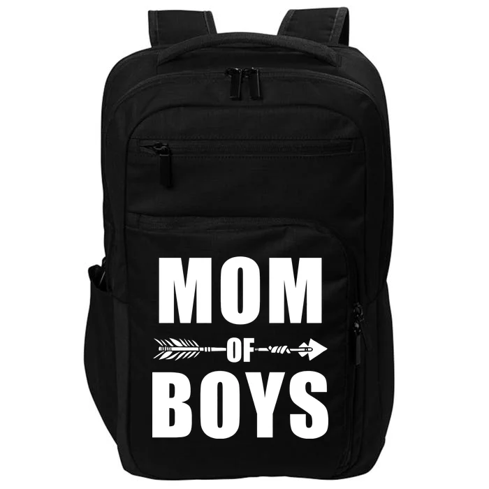 Mom of Boys Cute Mother's Day Impact Tech Backpack