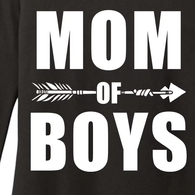 Mom of Boys Cute Mother's Day Womens CVC Long Sleeve Shirt