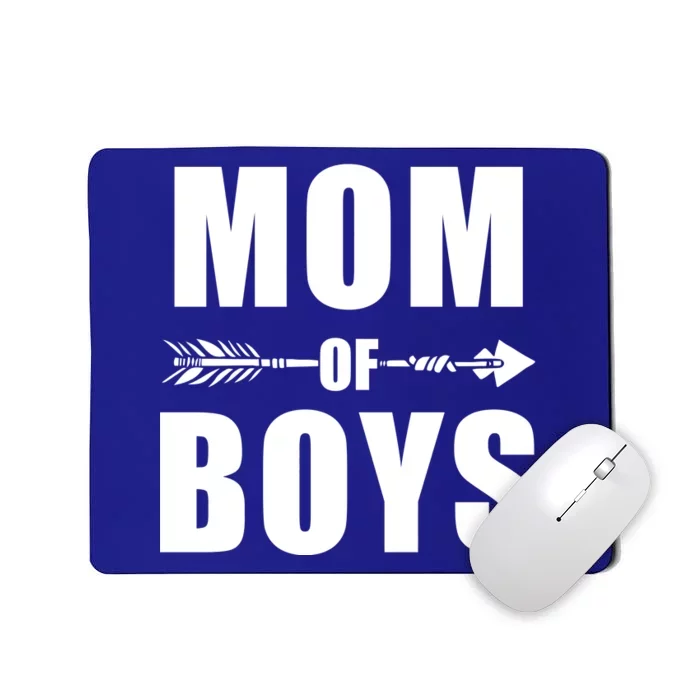 Mom of Boys Cute Mother's Day Mousepad