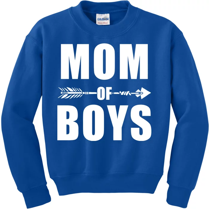 Mom of Boys Cute Mother's Day Kids Sweatshirt