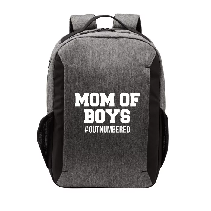 Mom of Boys Hashtag Out Numbered Vector Backpack