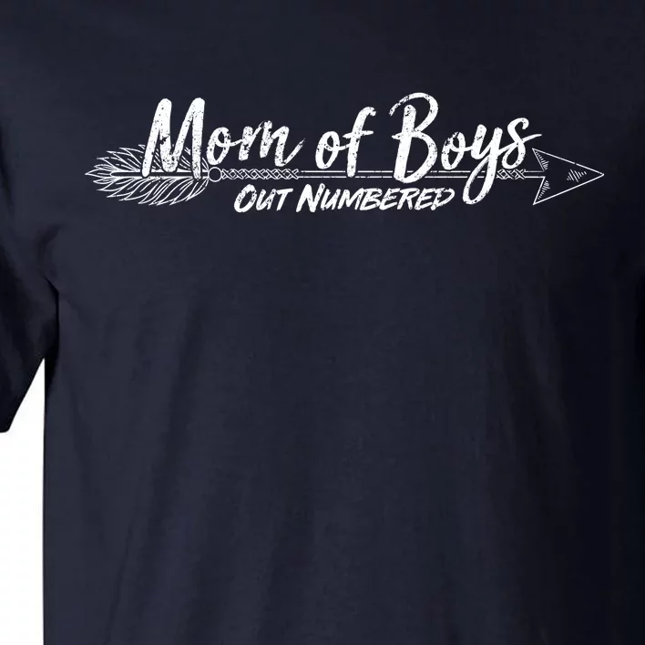 Mom Of Boys Outnumbered Tall T-Shirt