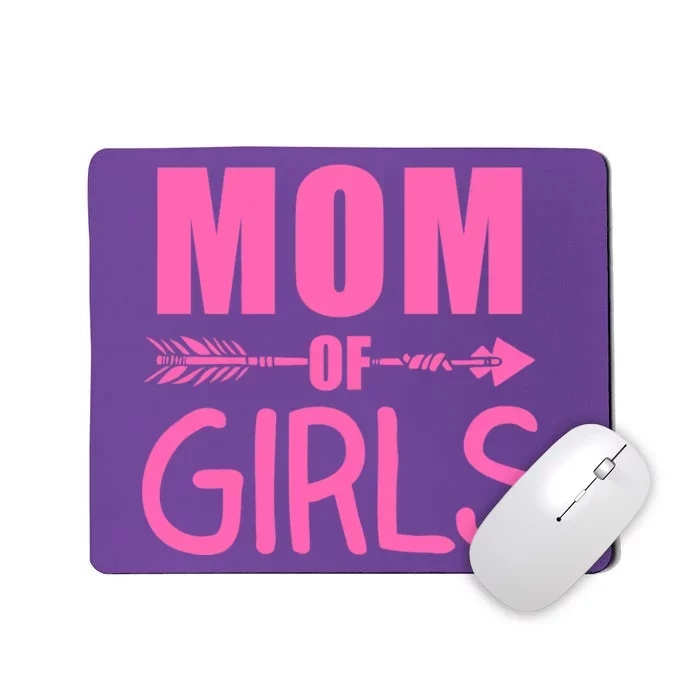 Mom of Girls Cute Mother's Day Mousepad