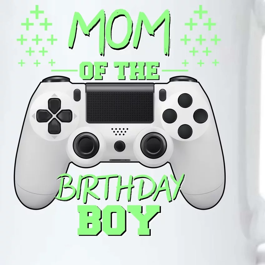 Mom Of The Birthday Boy Black Color Changing Mug