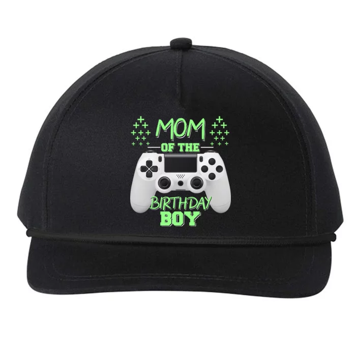 Mom Of The Birthday Boy Snapback Five-Panel Rope Hat