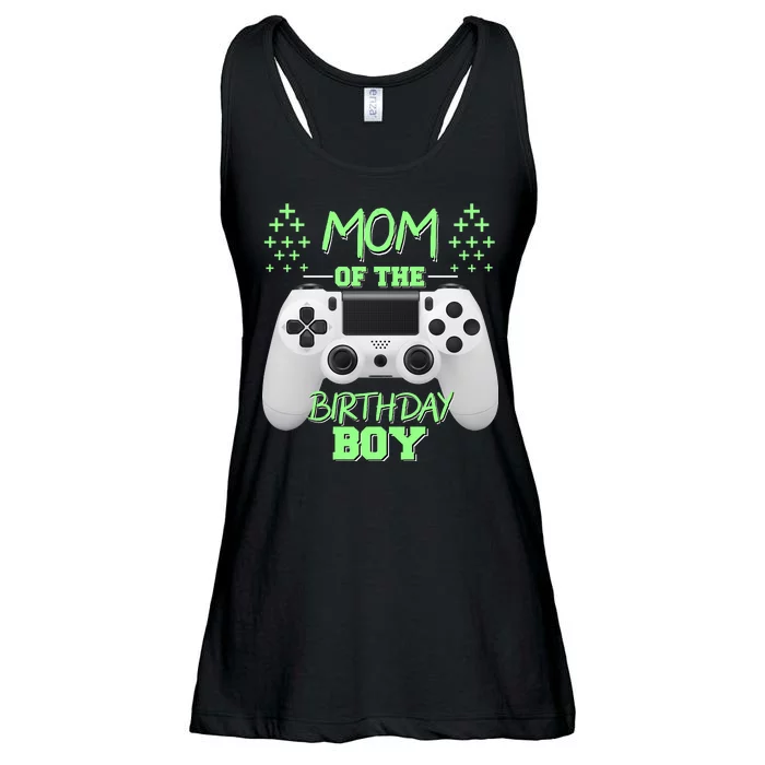 Mom Of The Birthday Boy Ladies Essential Flowy Tank