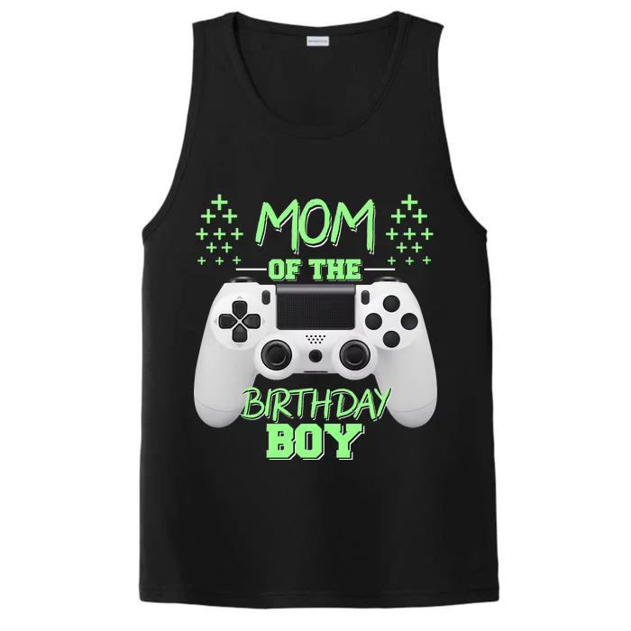 Mom Of The Birthday Boy Performance Tank