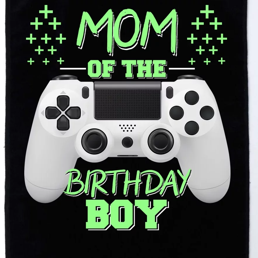 Mom Of The Birthday Boy Platinum Collection Golf Towel