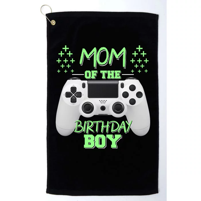 Mom Of The Birthday Boy Platinum Collection Golf Towel