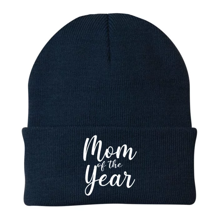 Mom of the Year Happy Mother's Day Knit Cap Winter Beanie