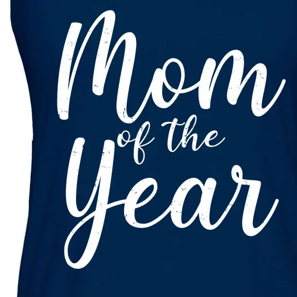 Mom of the Year Happy Mother's Day Ladies Essential Flowy Tank