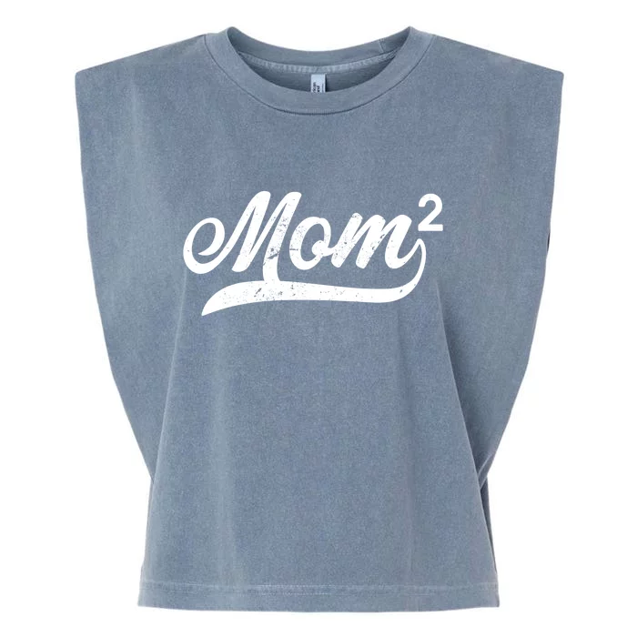 Mom Of Two Garment-Dyed Women's Muscle Tee