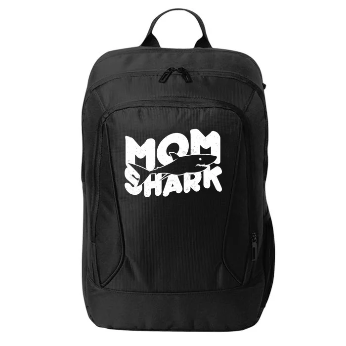 Mom Shark Funny Cute City Backpack