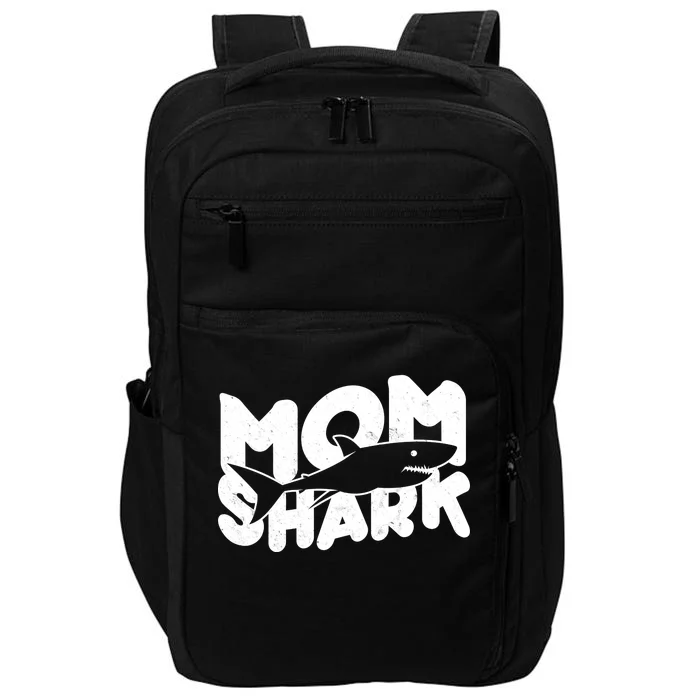 Mom Shark Funny Cute Impact Tech Backpack