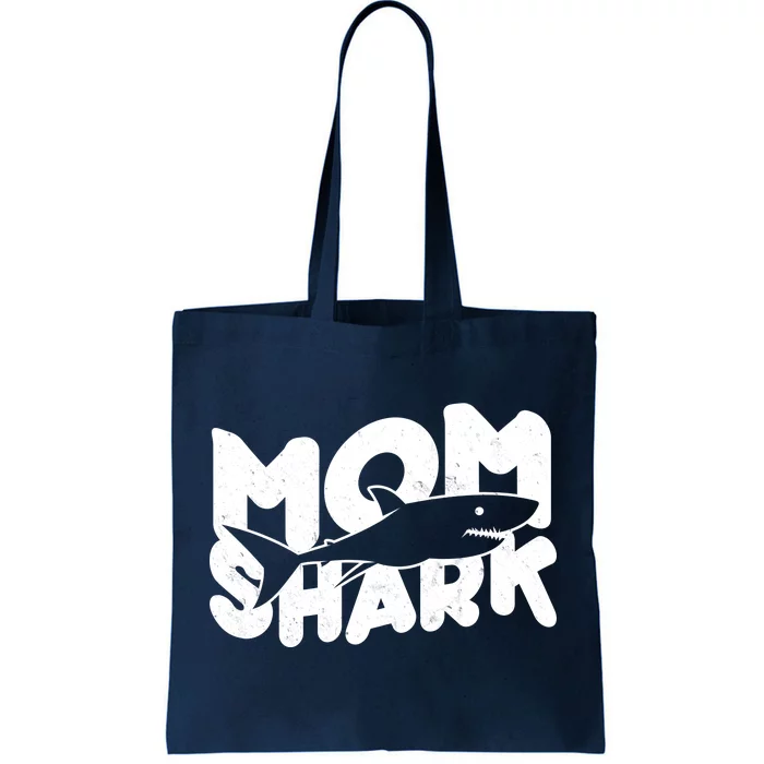 Mom Shark Funny Cute Tote Bag