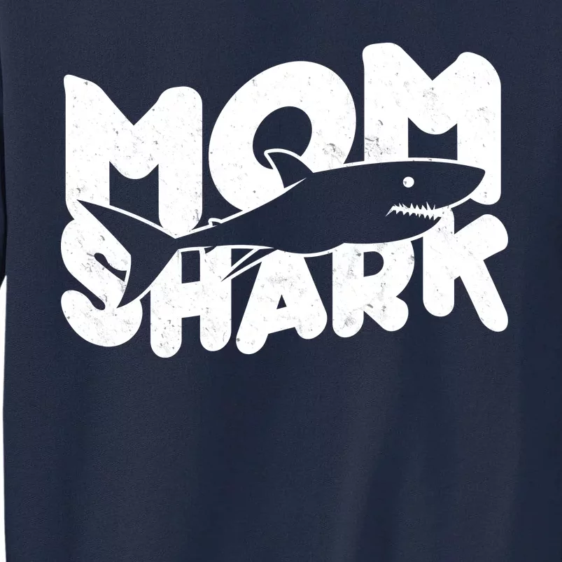 Mom Shark Funny Cute Tall Sweatshirt