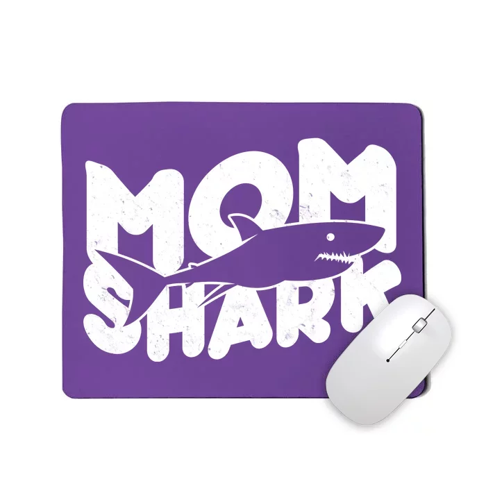 Mom Shark Funny Cute Mousepad