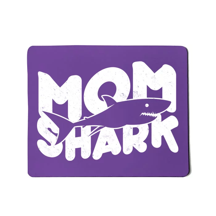 Mom Shark Funny Cute Mousepad