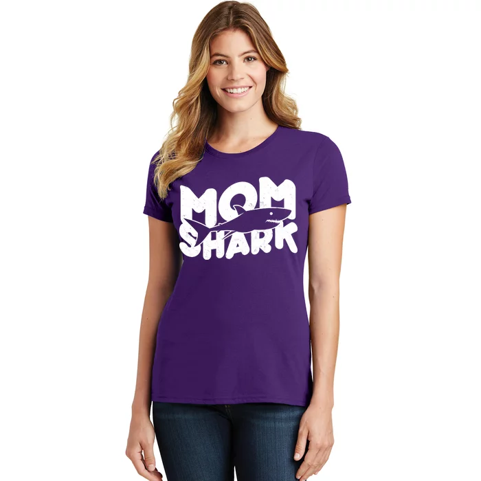 Mom Shark Funny Cute Women's T-Shirt