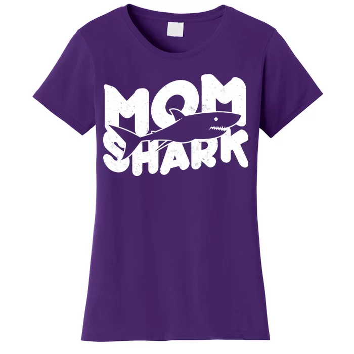 Mom Shark Funny Cute Women's T-Shirt