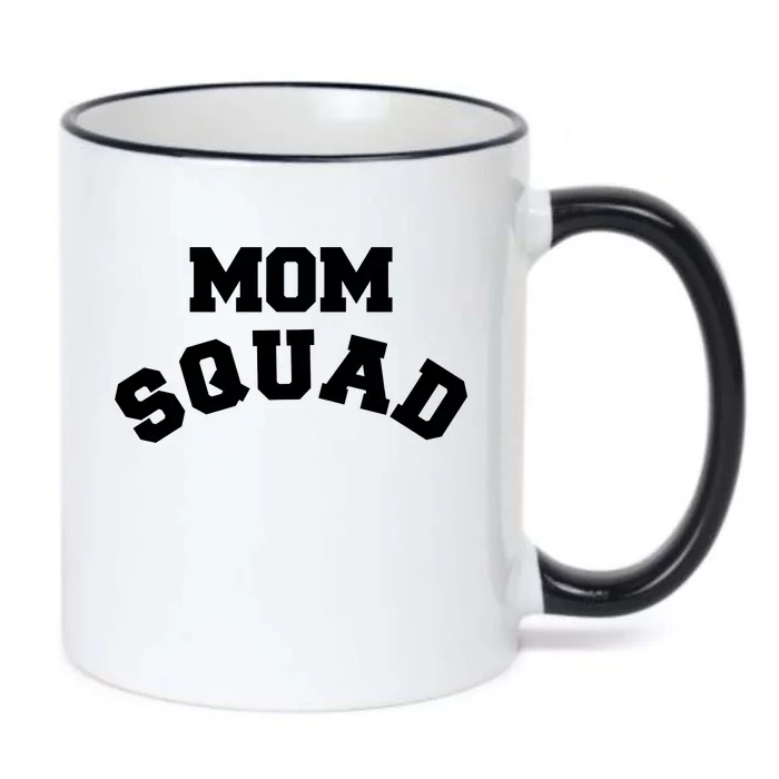 Mom Squad Bold Text Logo Black Color Changing Mug